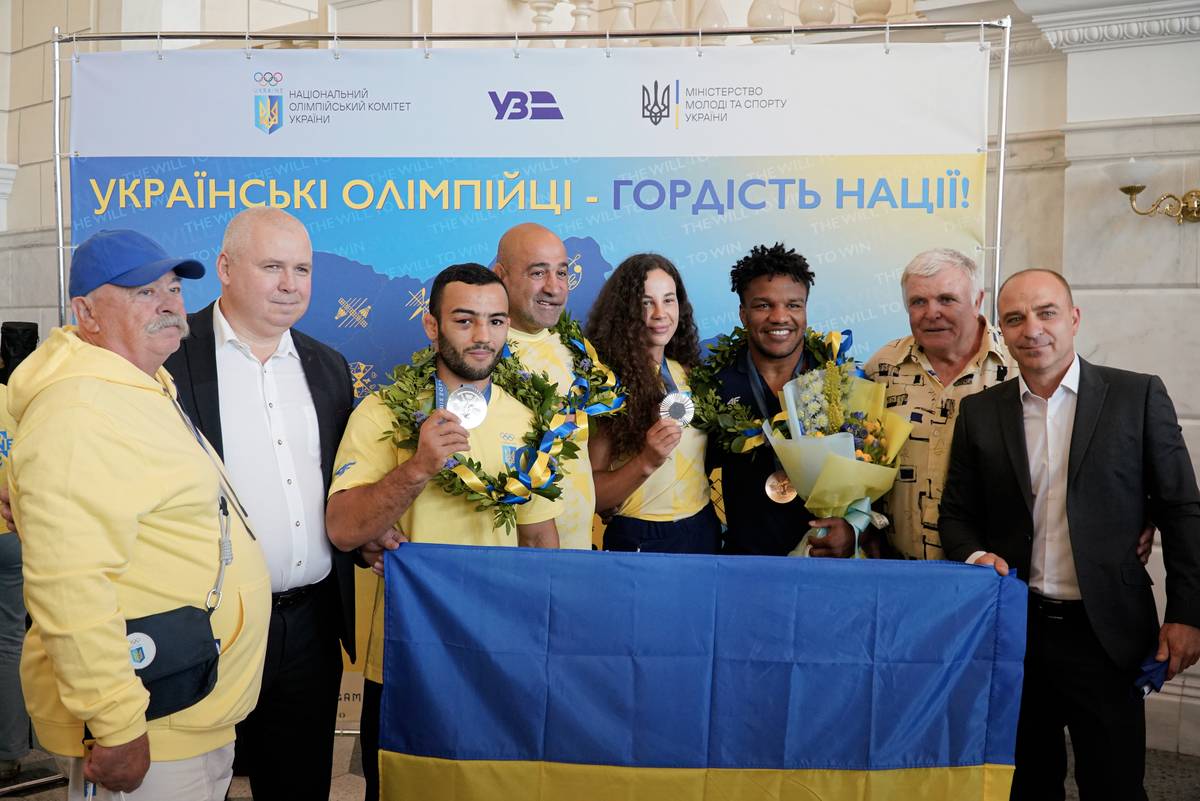 У Києві зустріли останній потяг з українськими призерами Олімпіади-2024