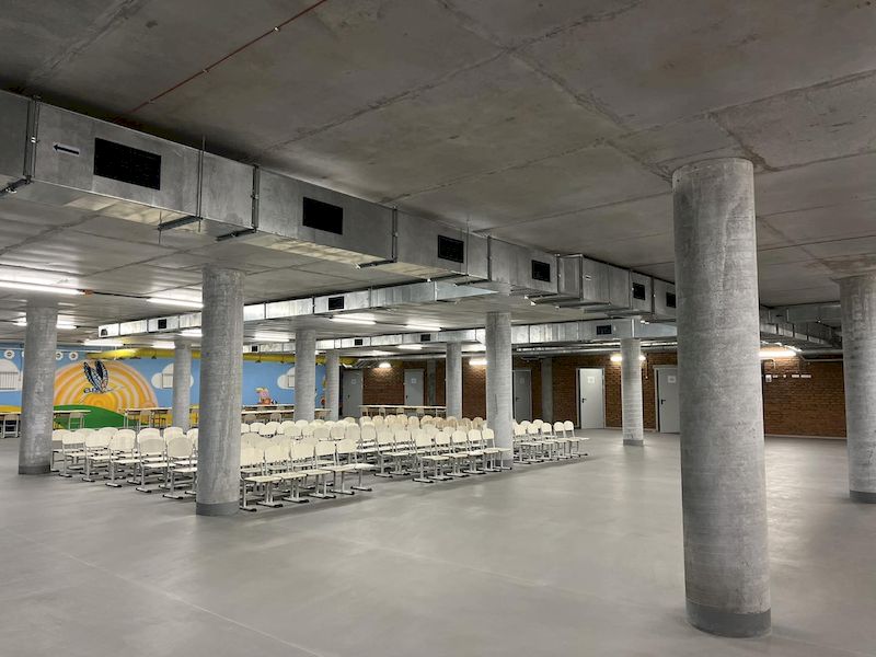 Як виглядає відбудований Литовсько-український ліцей на Київщині