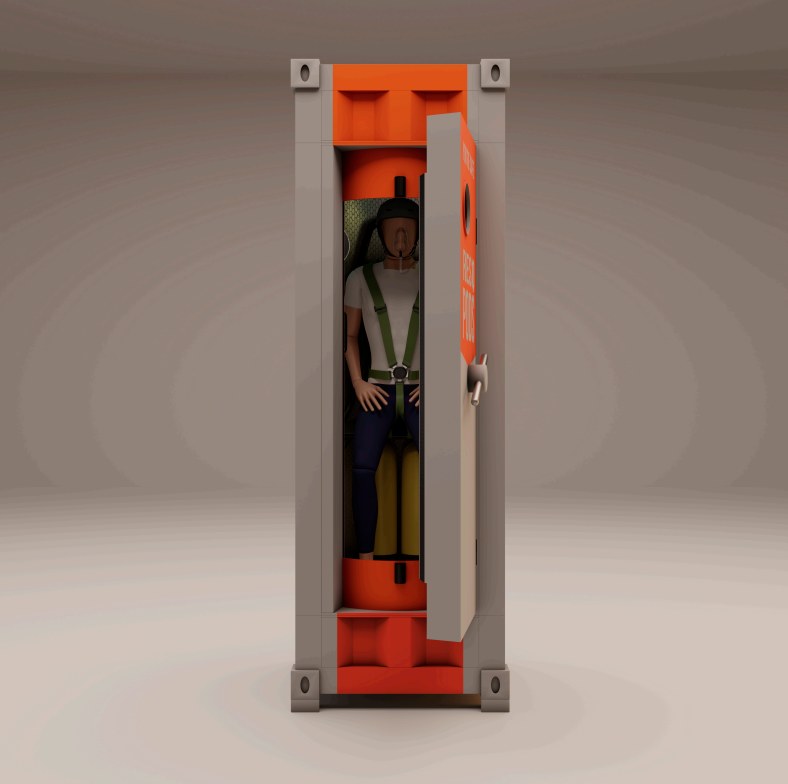 Українська компанія створила захисну капсулу для порятунку під час катастроф