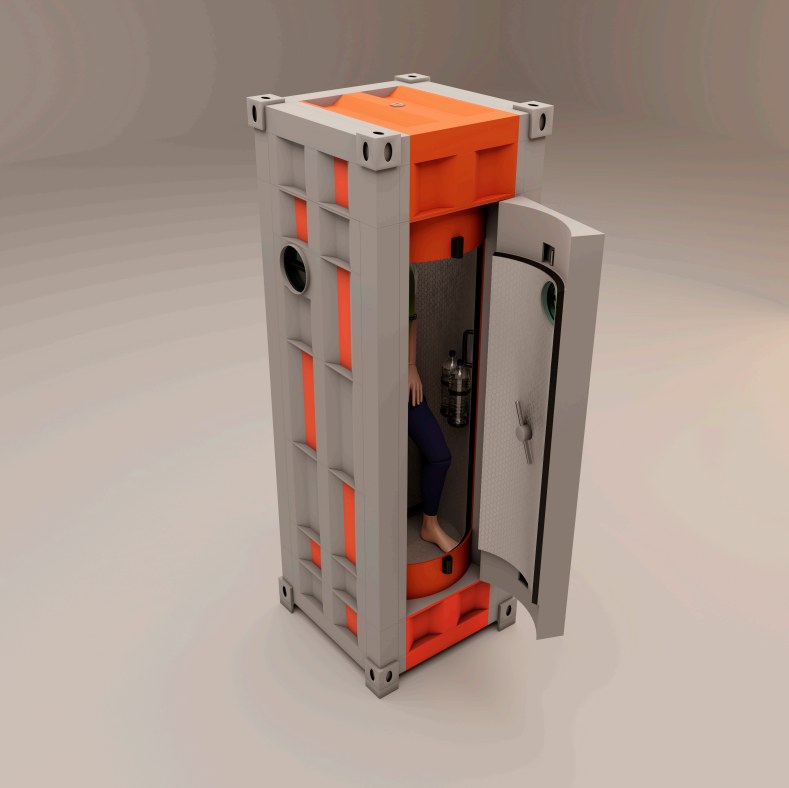 Українська компанія створила захисну капсулу для порятунку під час катастроф