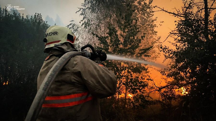 пожежа в Чорнобильській зоні