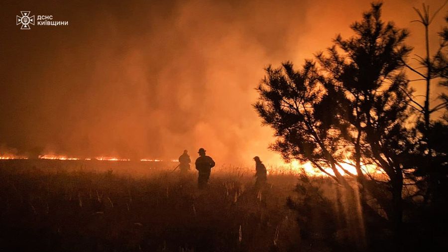 пожежа в Чорнобильській зоні