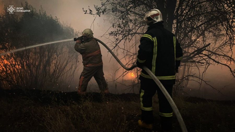 пожежа в Чорнобильській зоні