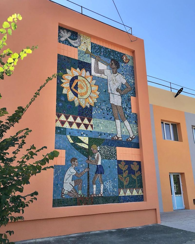 Мозаїку на Солом'янському палаці дитячої та юнацької творчості зберегли