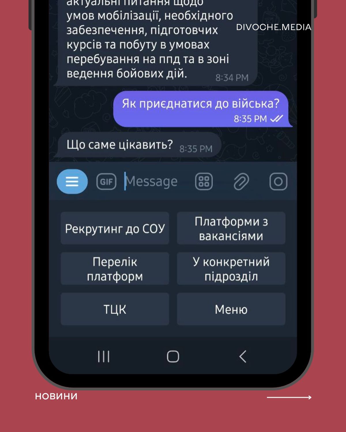 чатбот Veteranka