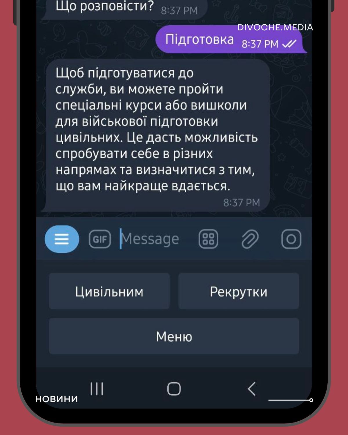 чатбот Veteranka