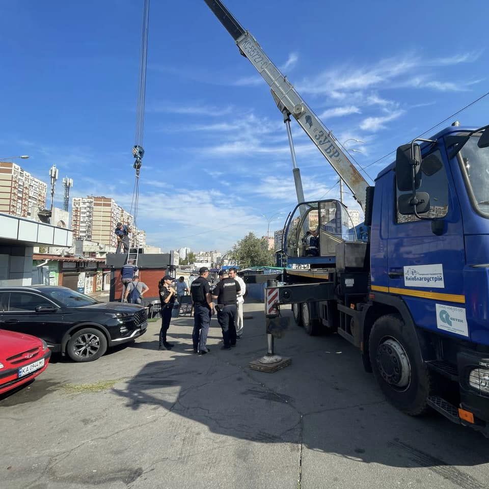 демонтаж МАФів