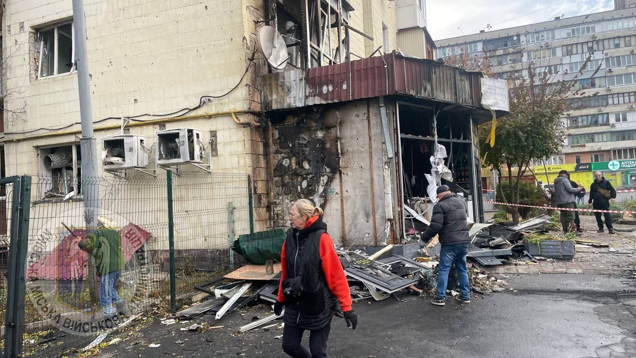 Нічна атака на Київ 29 жовтня: показали наслідки падіння шахедів