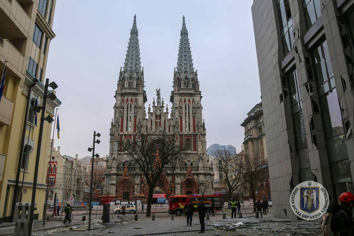 наслідки ракетної атаки на Київ 20 грудня