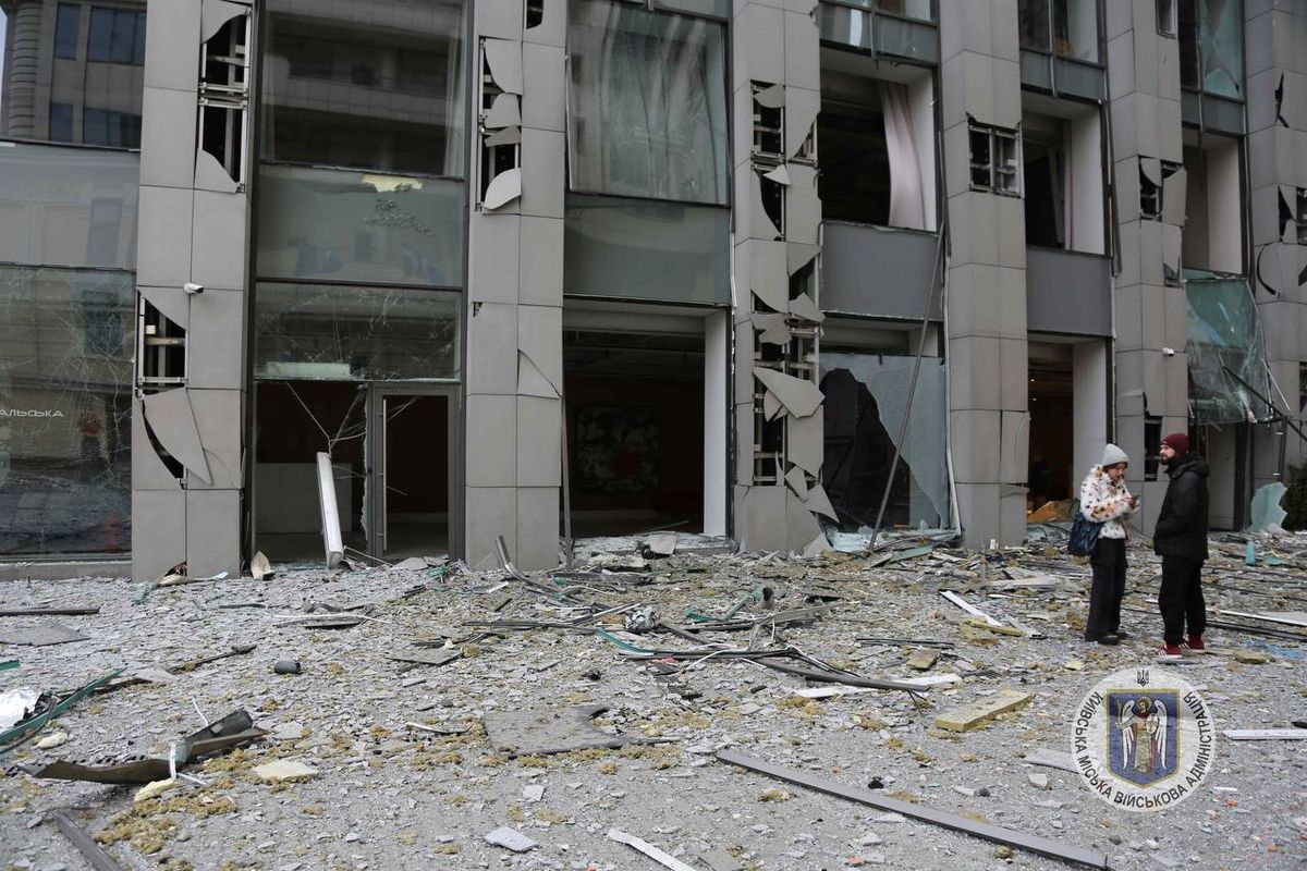 наслідки ракетної атаки на Київ 20 грудня