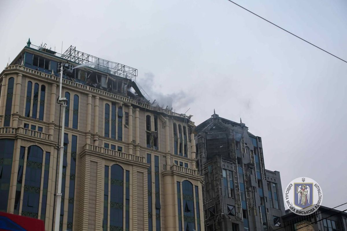 наслідки ракетної атаки на Київ 20 грудня