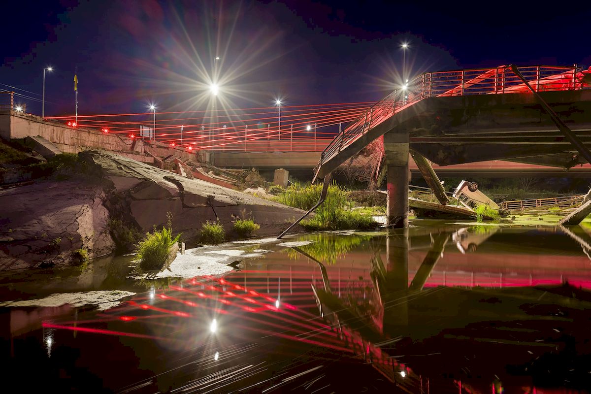 Два меморіальні інсталяції на Київщині перемогли на LIT Lighting Design Awards