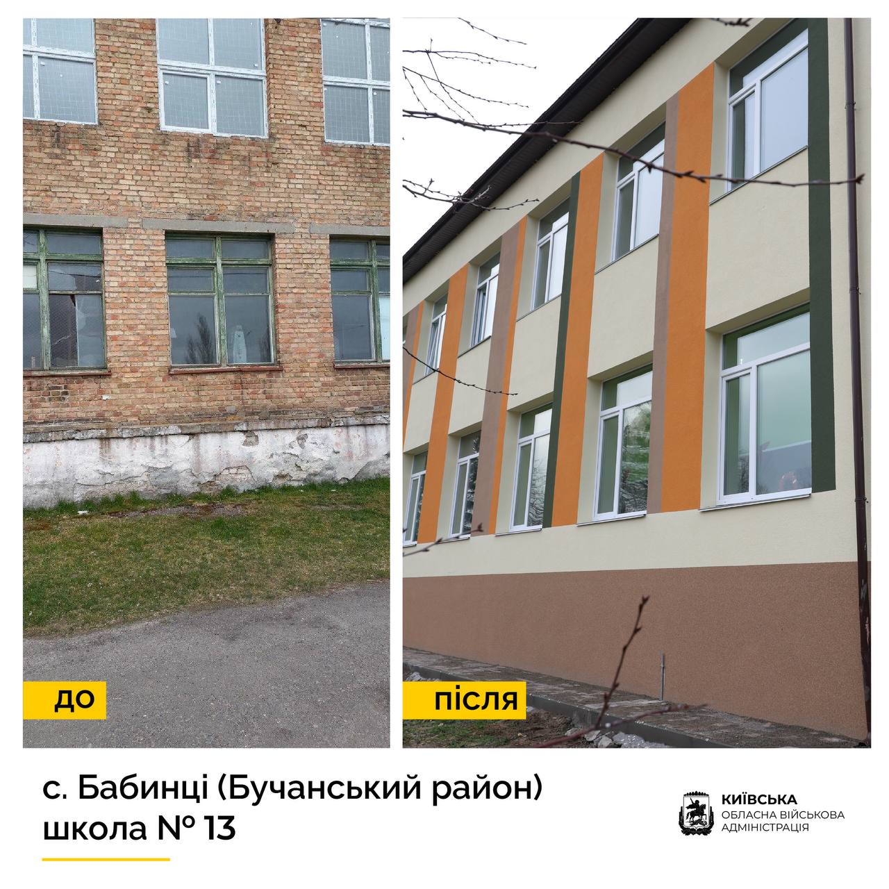 На Київщині відновили та осучаснили ще одну пошкоджену окупантами школу: фото 