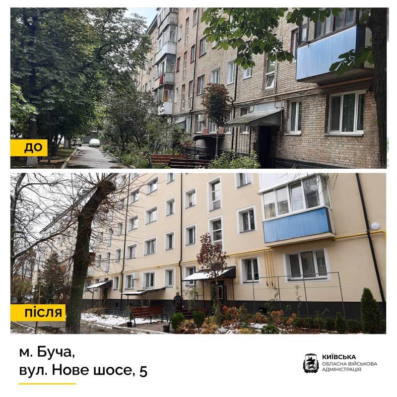 Багатоповерхівка в Бучі