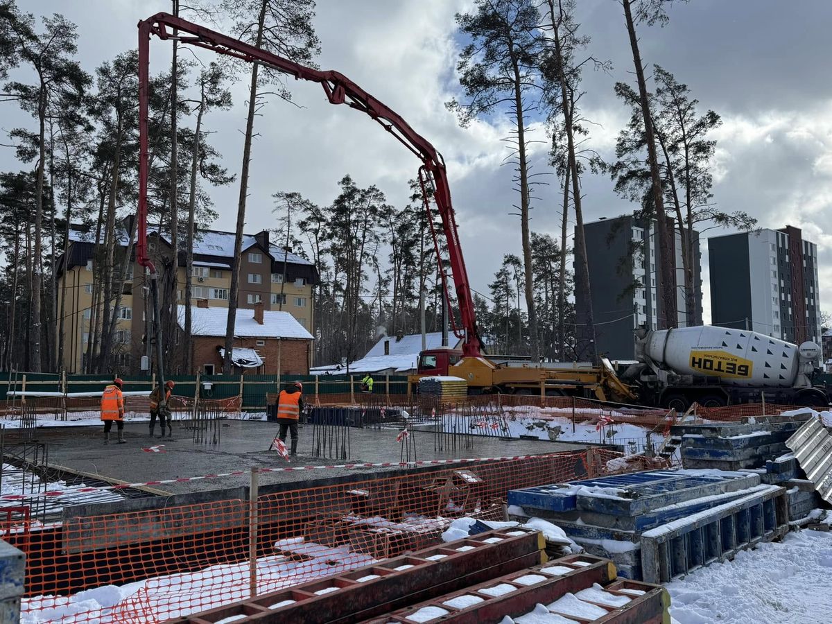 будівництво багатоповерхівки в Ірпені