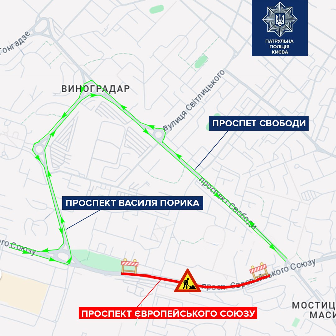 рух транспорту