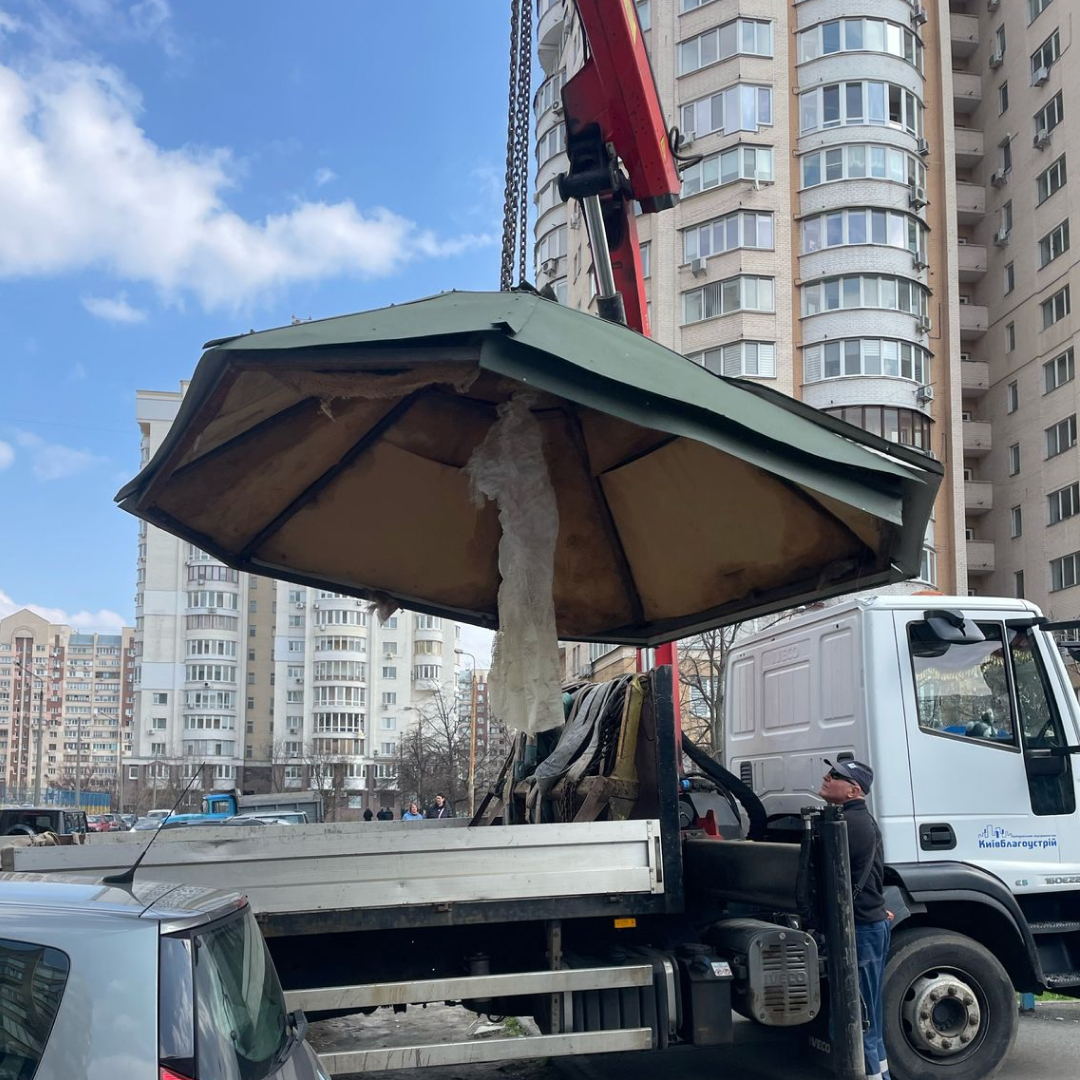 демонтаж МАФів у Києві