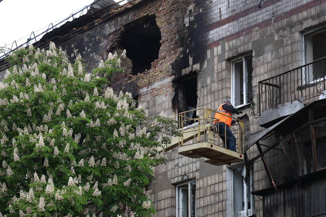 пошкоджений будинок у Шевченківському районі