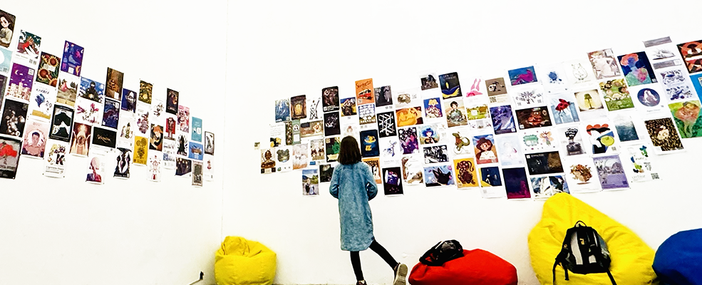 Оболонья. Стіна ілюстраторів