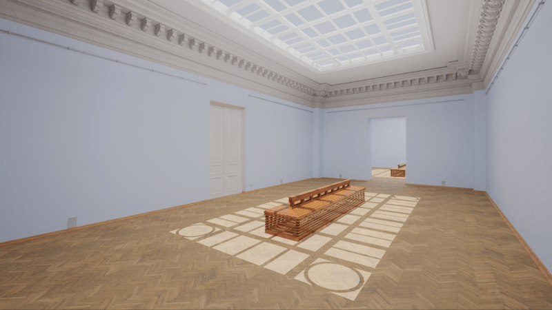 Зал музею NAMU у цифровому відтворенні на платформі eMuseum