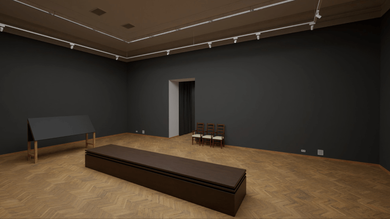 Митці працювали над 3D-моделлю залу Національного художнього музею України