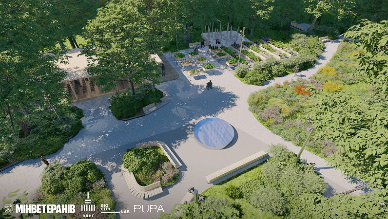 Візуалізація Терапевтичного саду в Експоцентрі України