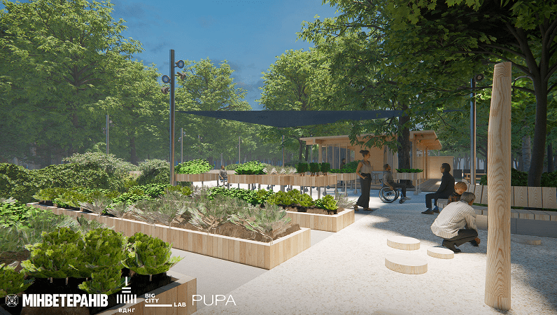 Дизайн медитативного маршруту з теплим світлом