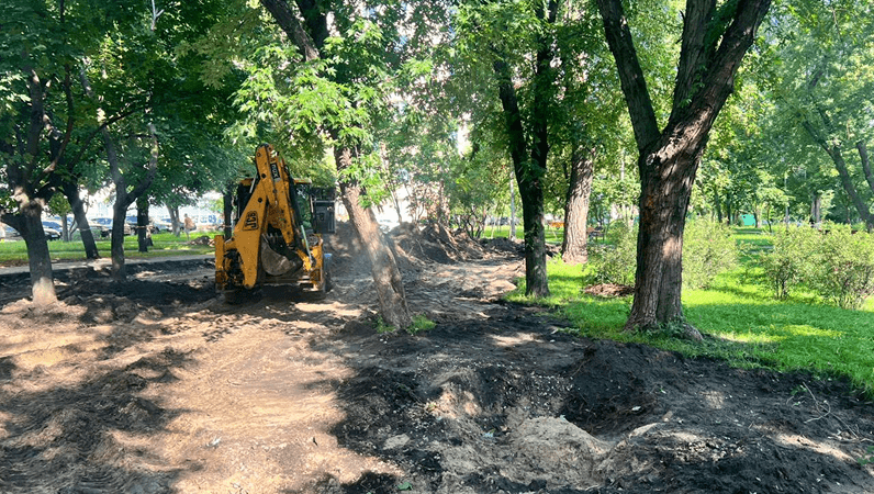 Сквер на Шептицького у Дніпровському районі оновлять