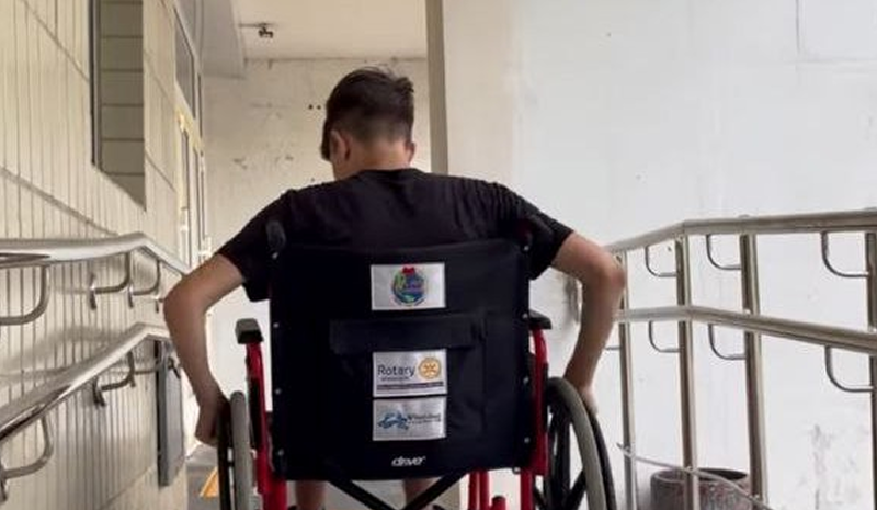 У Славутичі показали безбар'єрний маршрут