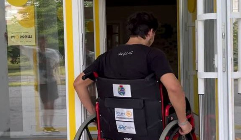 тестування безбар'єрного маршруту у Славутичі