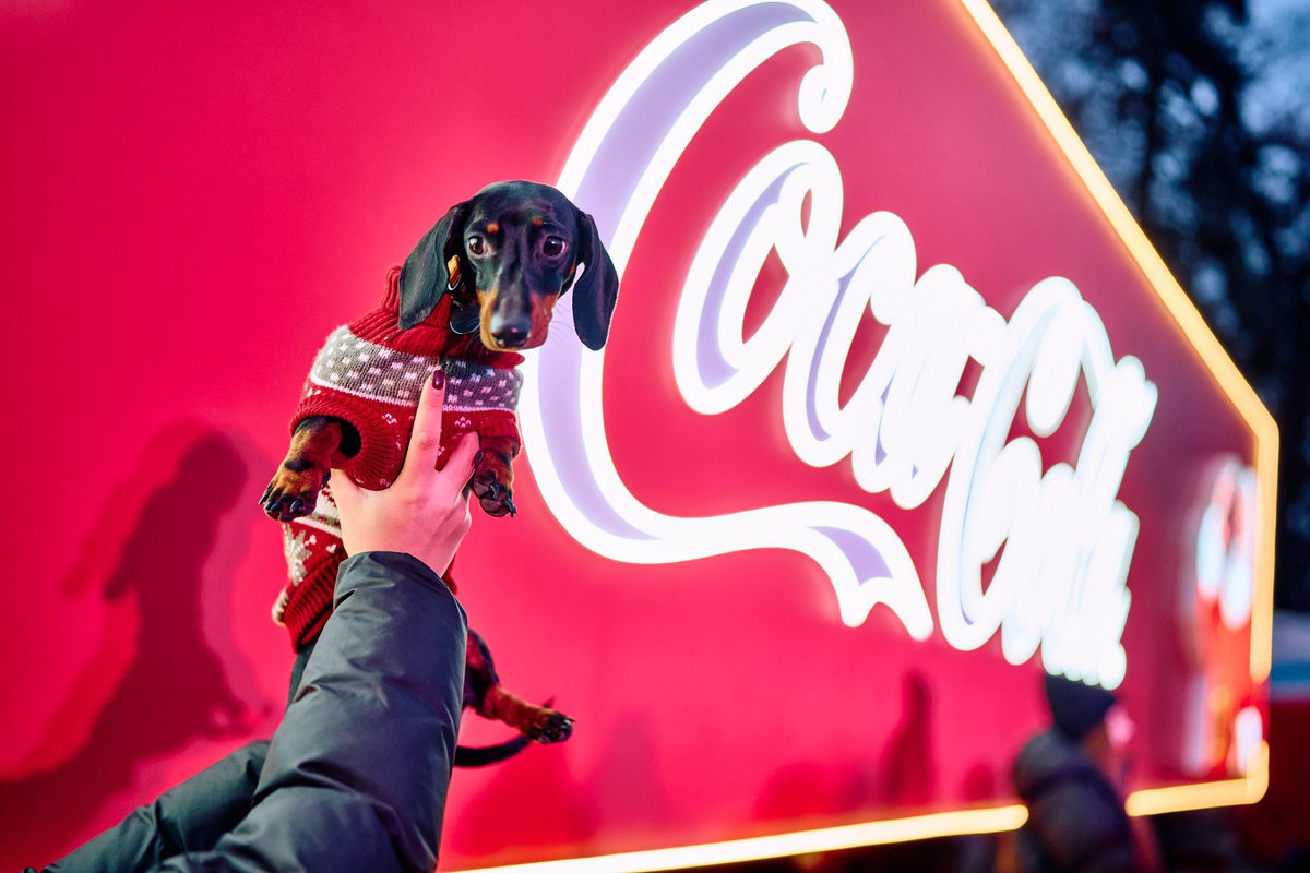 вантажівка Coca-Cola