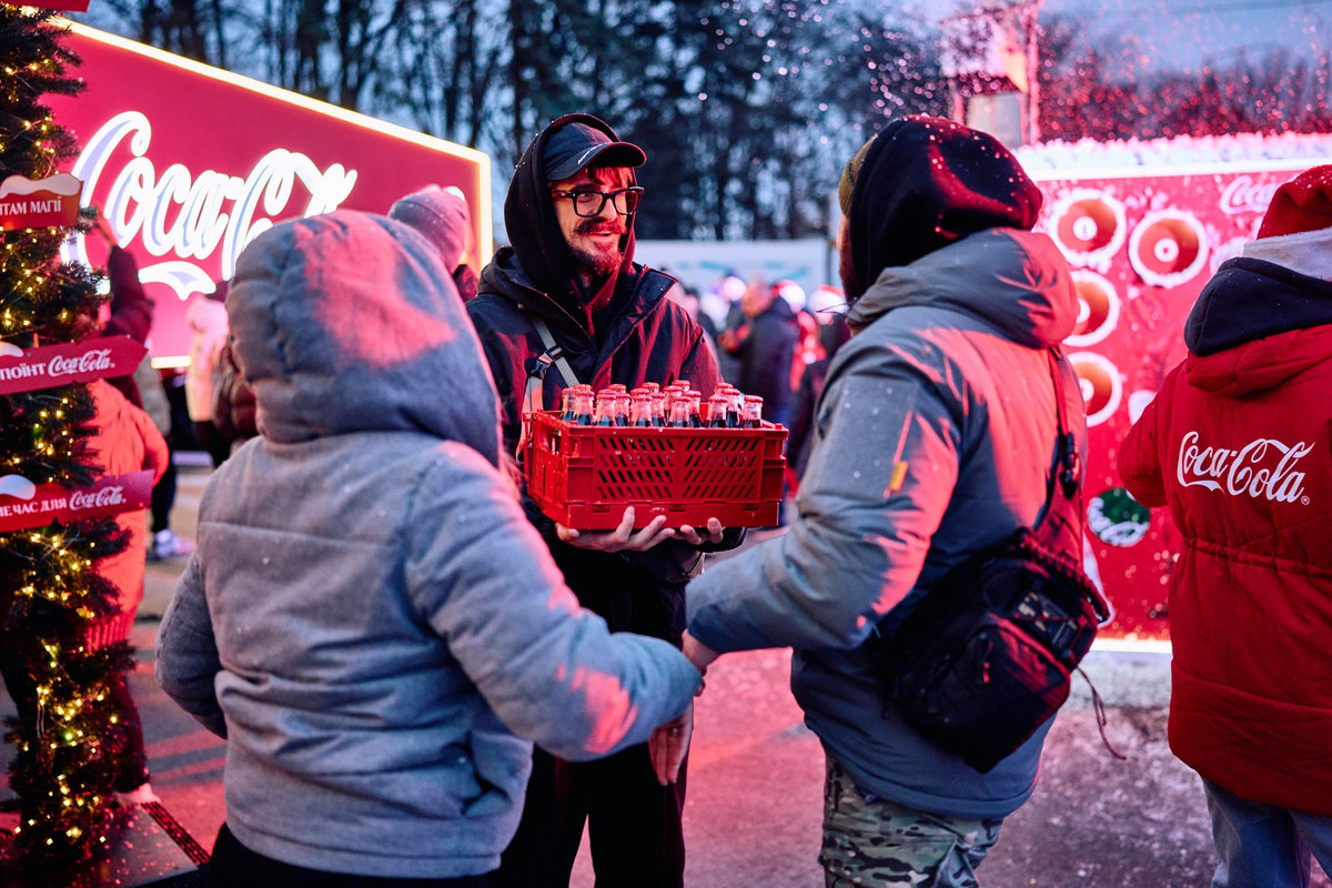 вантажівка Coca-Cola