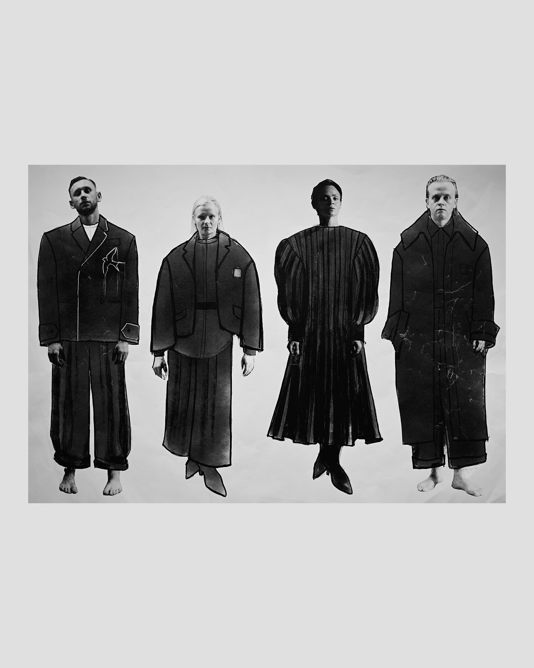 Ескізи костюмів для виставки Прем'єра, яка не відбудеться