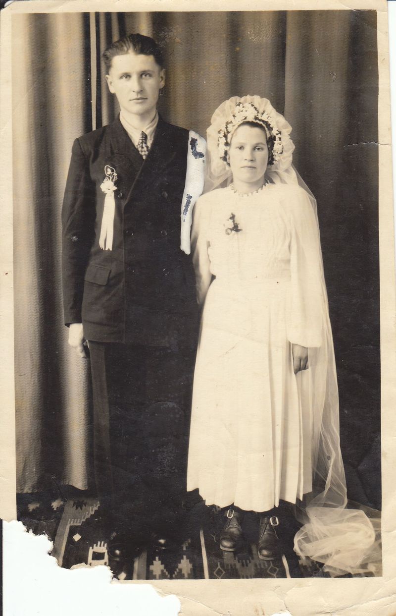 Весільне фото дідуся та бабусі Тетяни Овсійчук