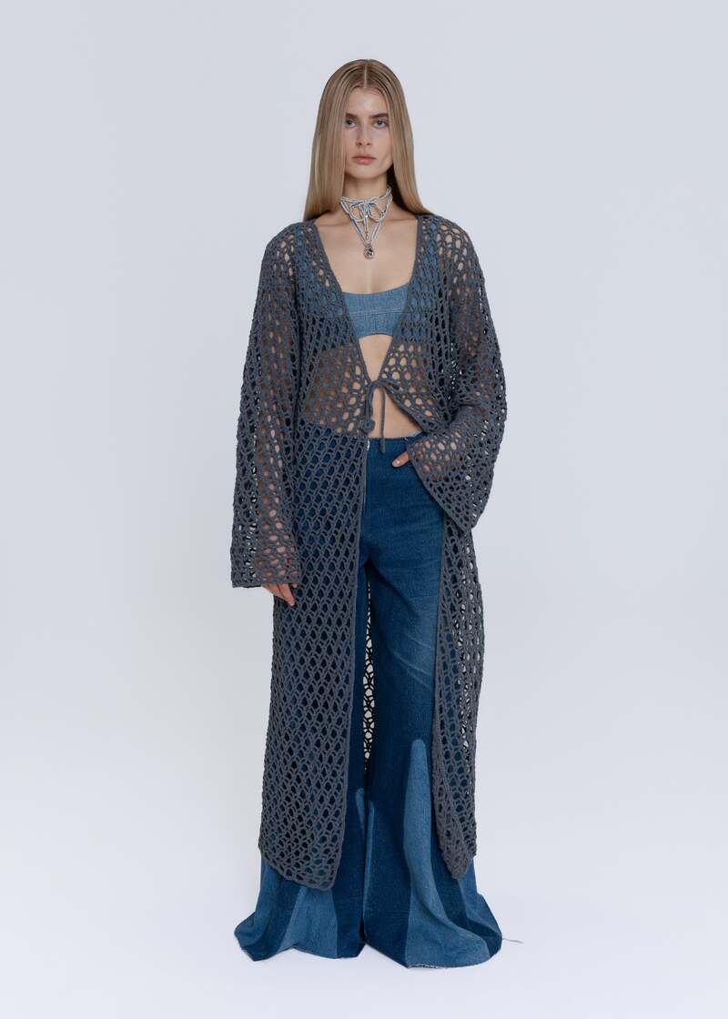 В'язаний халат UPSLOWUSE