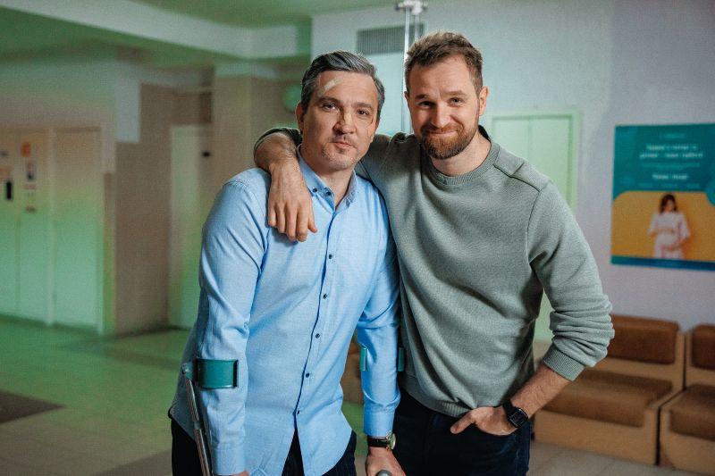 Сергій Кисіль і Артемій Єгоров у серіалі Просто Надія-2