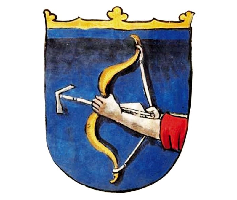 Герб Києва в гербовнику Конрада Ґрюненберґа