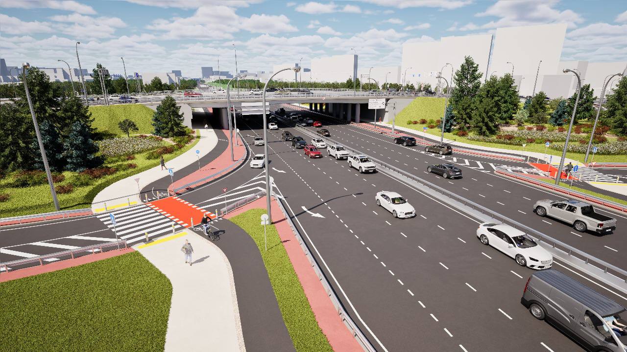 Біля станції метро "Чернігівська" на сім місяців закриють рух транспорту. Фото: КМДА