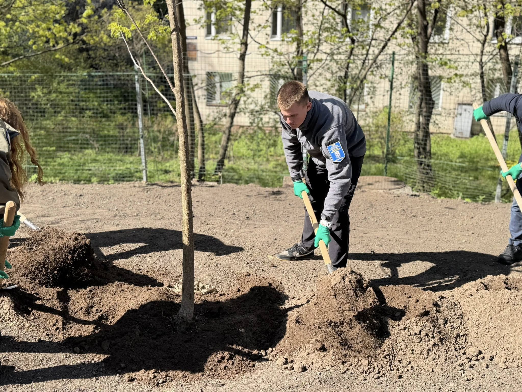 У Києві замість МАФів у День Землі облаштували зелену зону. Фото: КП УЗН Печерського району м.Києва 