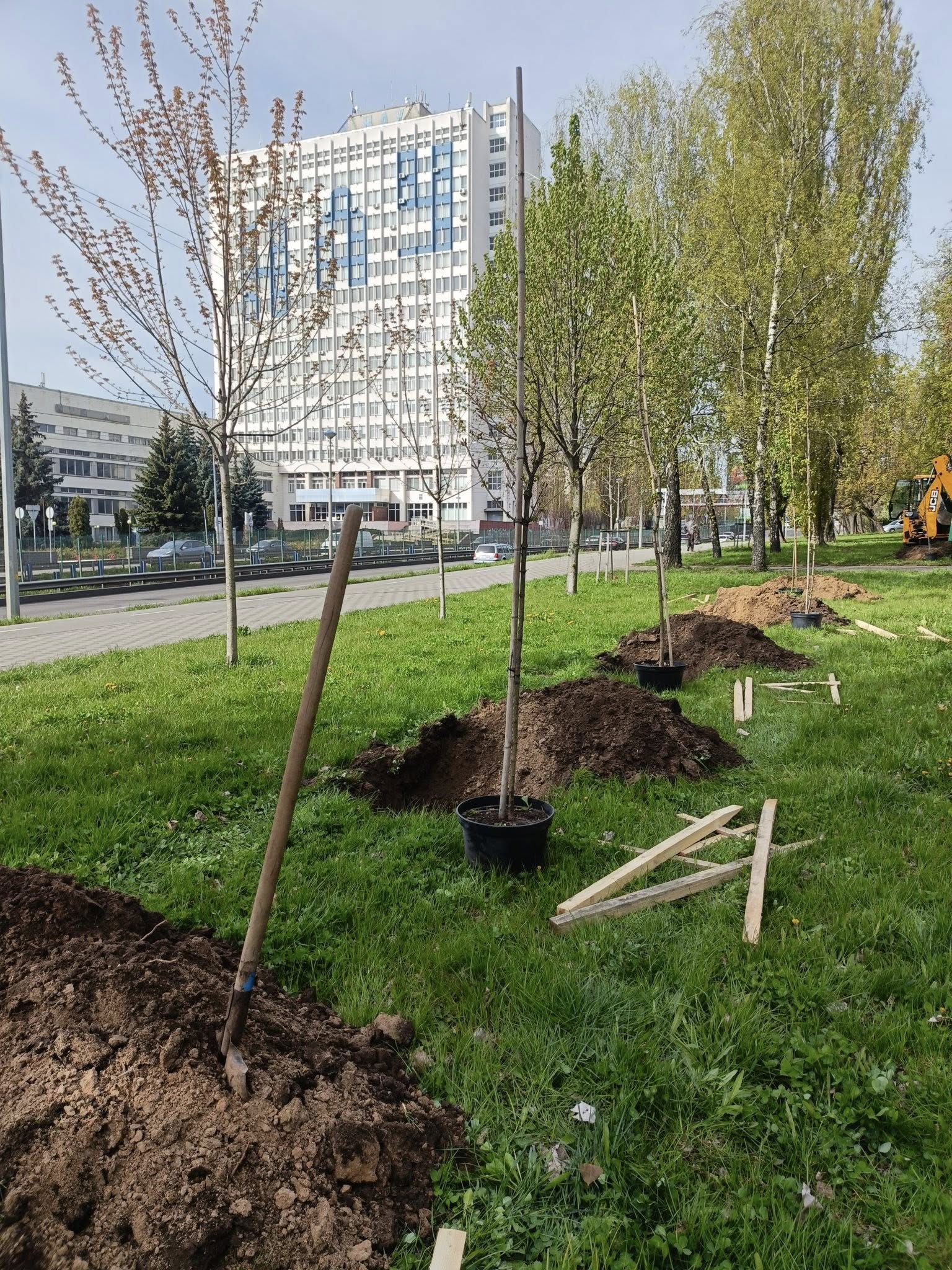 У Києві в межах екологічної акції було висаджено 633 дерева. Фото: КО 