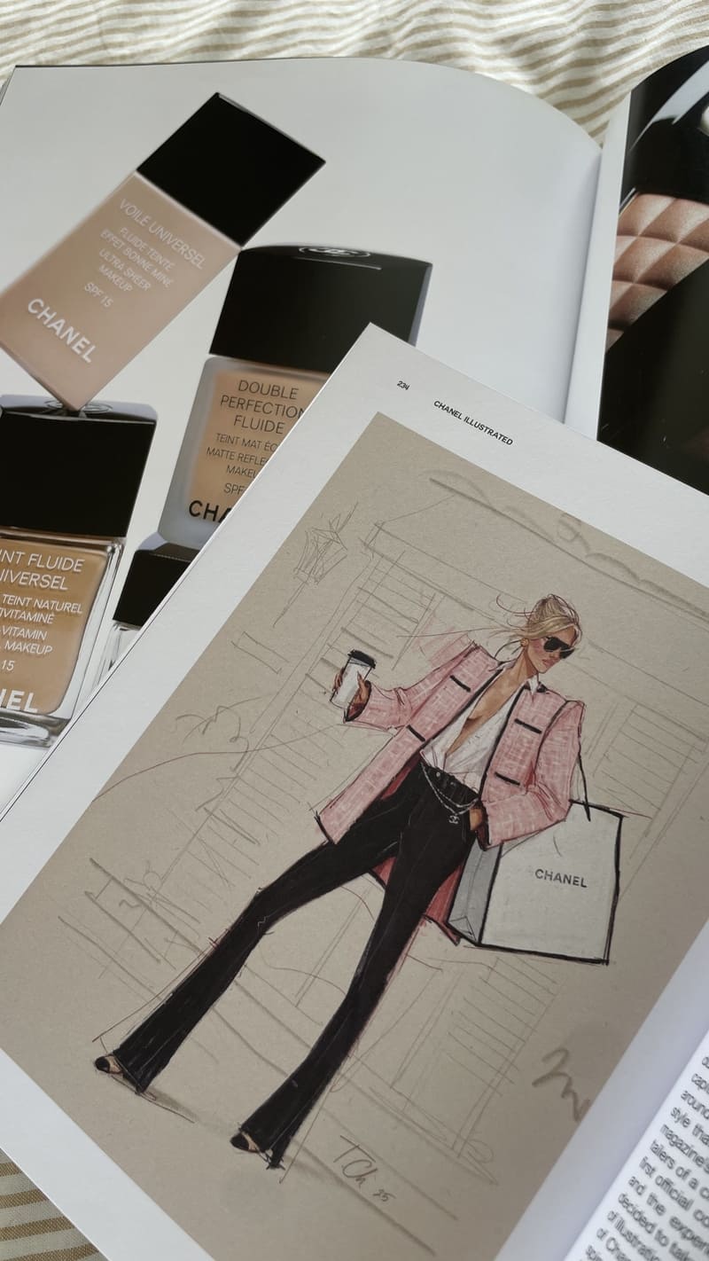 Ілюстрації Тетяни Чулкової в книзі Chanel Illustrated