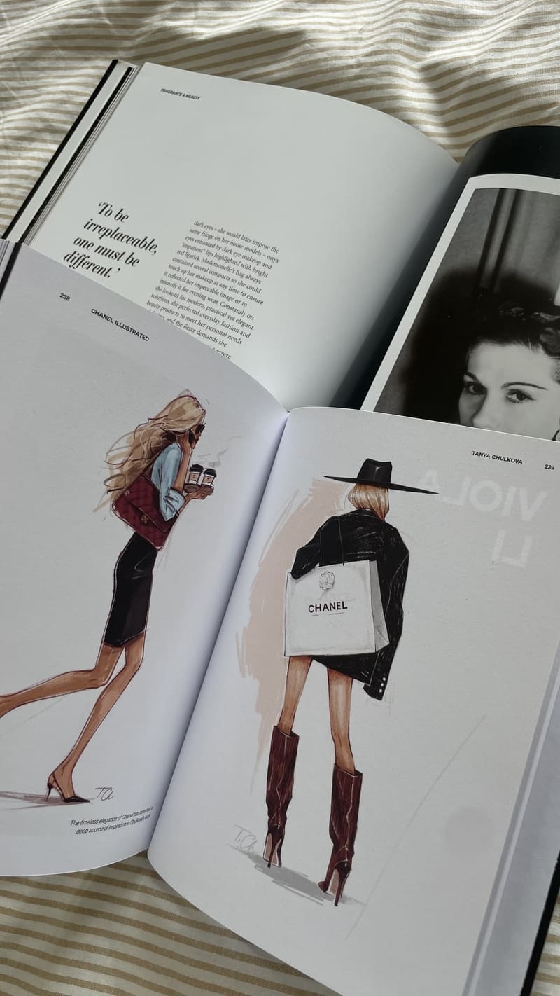 Ілюстрації Тетяни Чулкової в книзі Chanel Illustrated