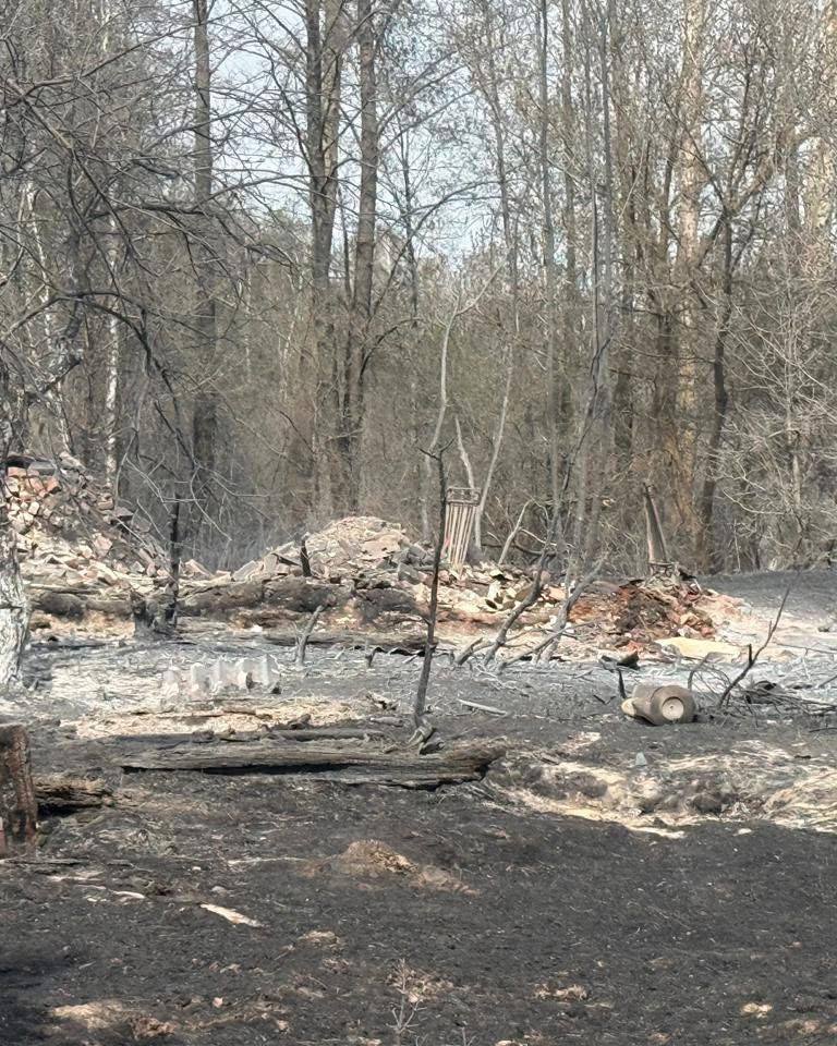 Пожежа у Чорнобильській зоні відчуження досі триває. Фото: facebook.com/zapovidnyk2018