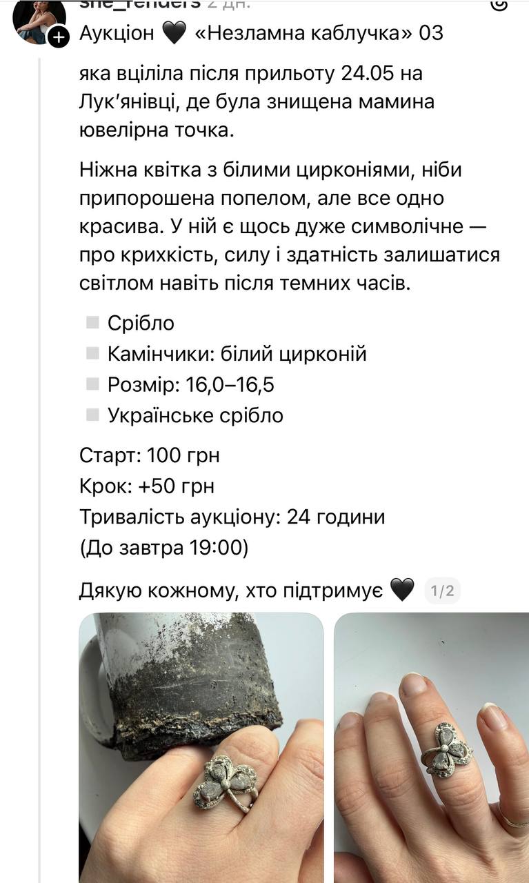 Дописи про аукціон 