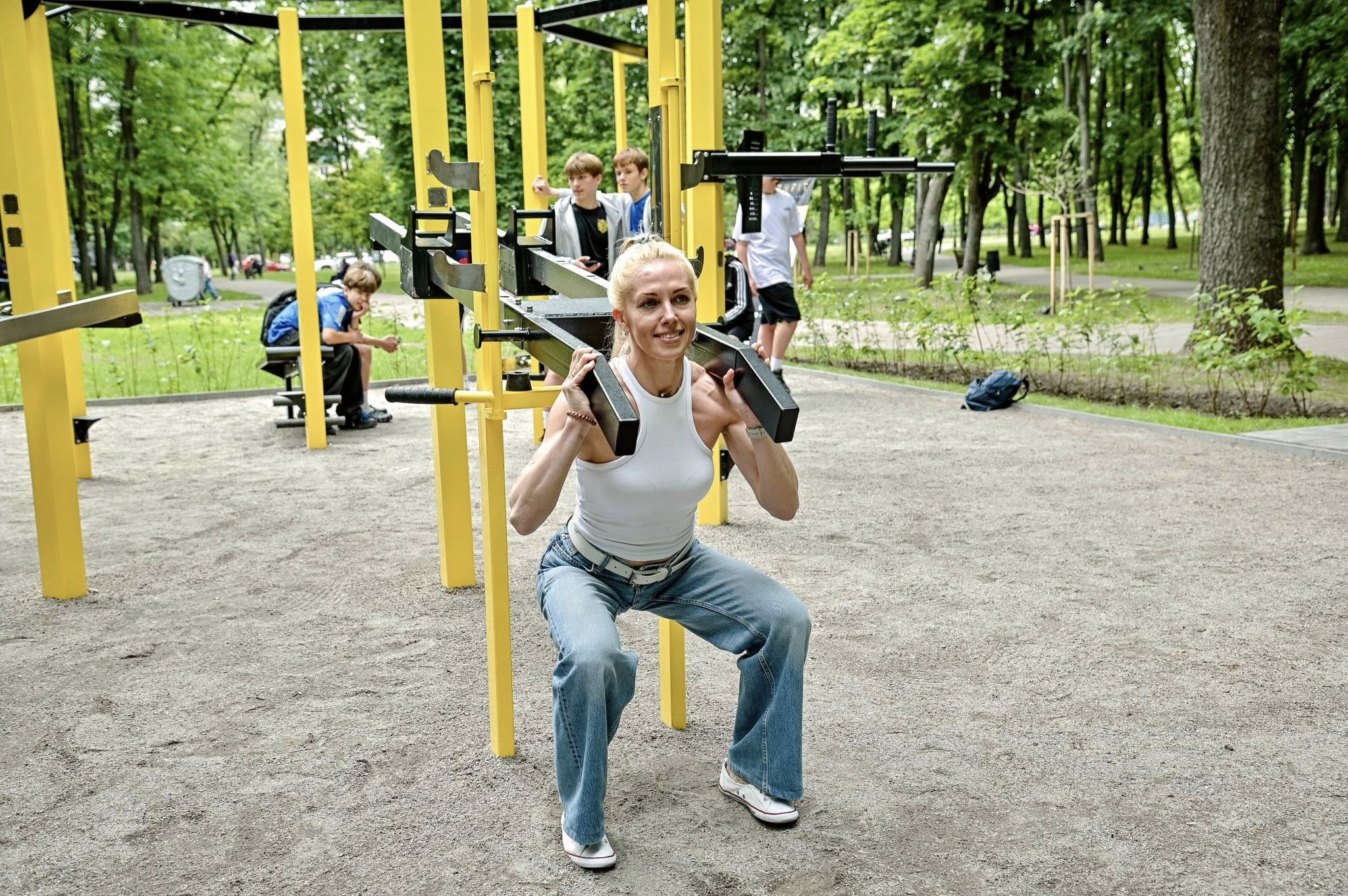 Тренажерний комплекс OpenFit у Києві. Фото: facebook.com/georgii.zantaraia