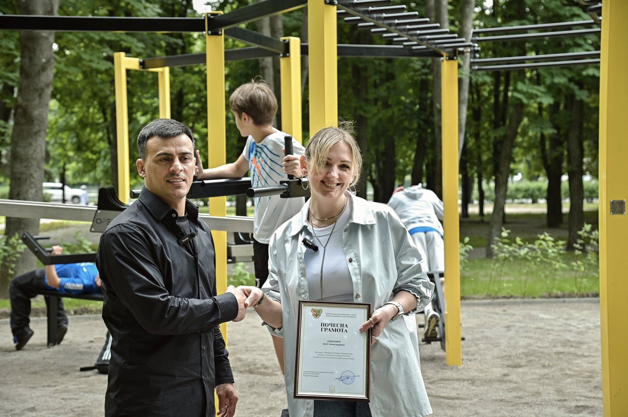 Тренажерний комплекс OpenFit у Києві. Фото: facebook.com/georgii.zantaraia
