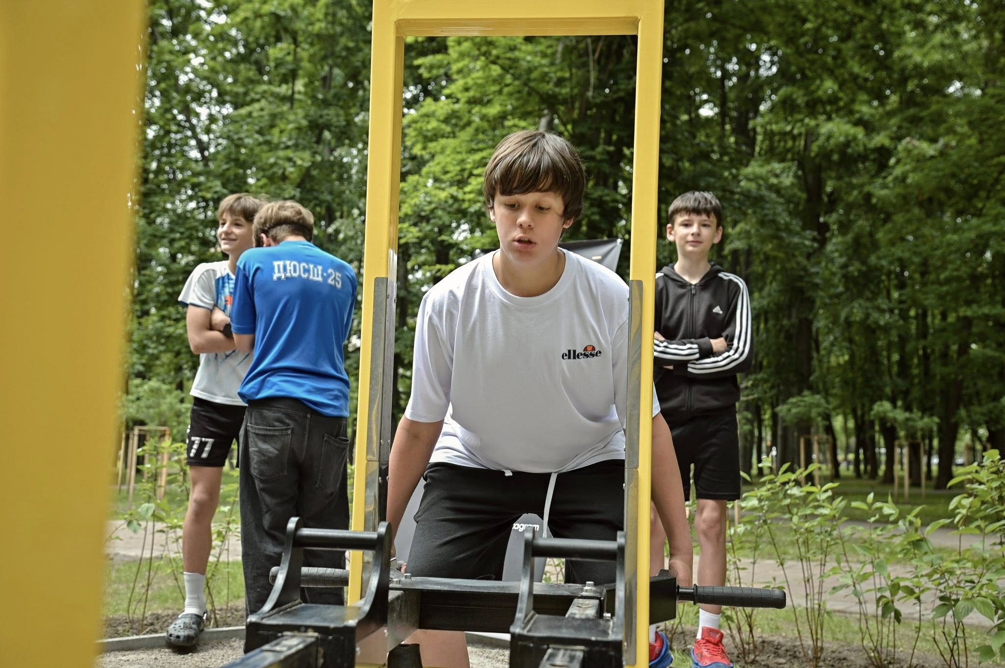 Тренажерний комплекс OpenFit у Києві. Фото: facebook.com/georgii.zantaraia