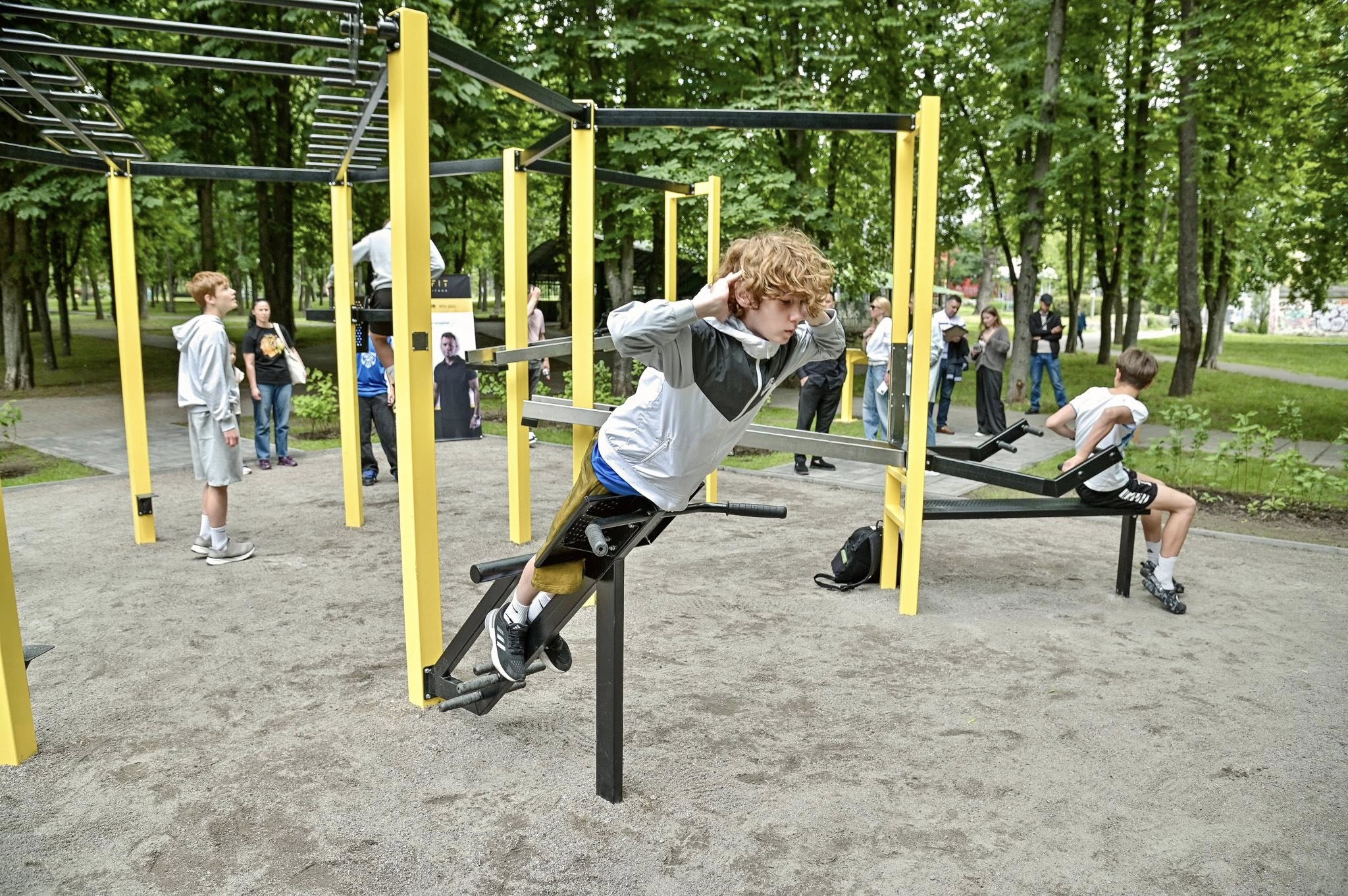 Тренажерний комплекс OpenFit у Києві. Фото: facebook.com/georgii.zantaraia