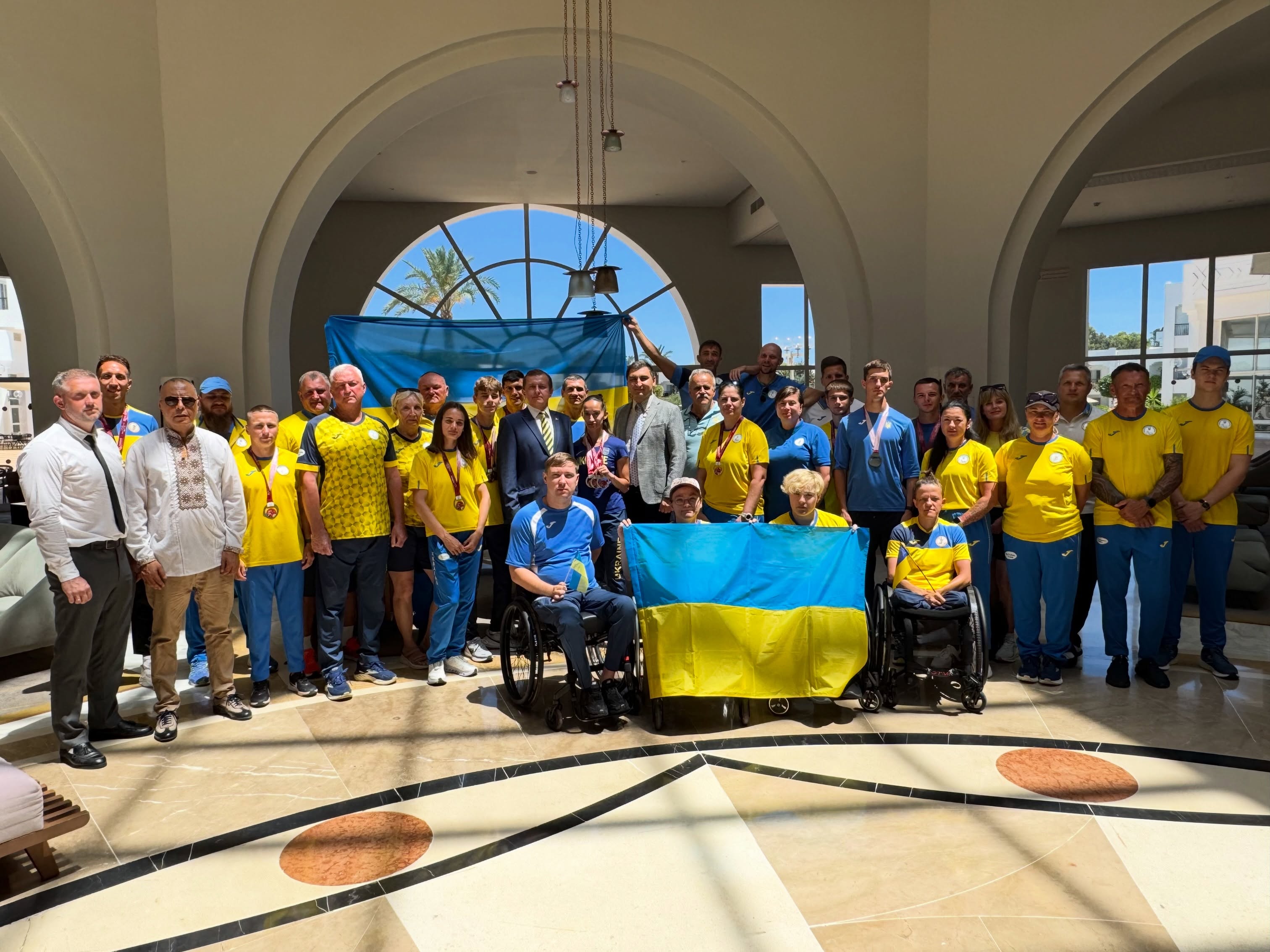 Збірна України з параатлетики. Фото: facebook.com/NationalSportsCommitteeOfTheDisabledOfUkraine