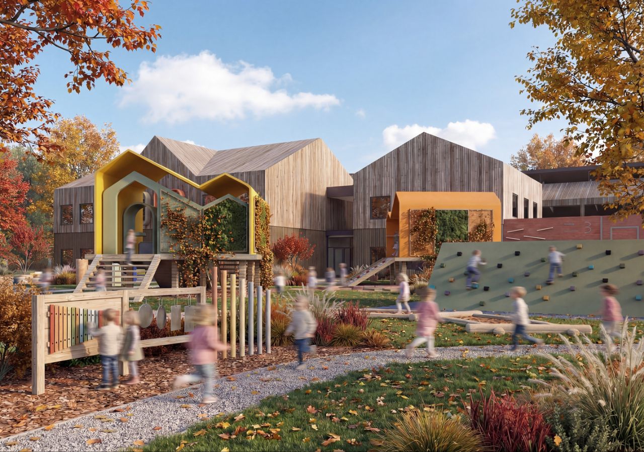 Проєкт The Learning Village від лондонської студії Cubicae Ltd. Фото: archdaily.com
